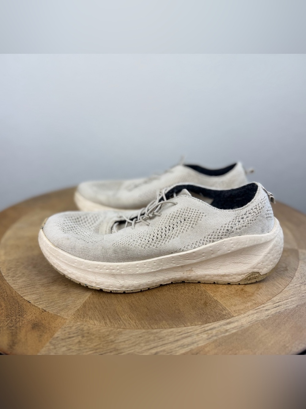 •ICEBUG• Icebug Aura ReWool RB9X Walking Shoe- White Sand